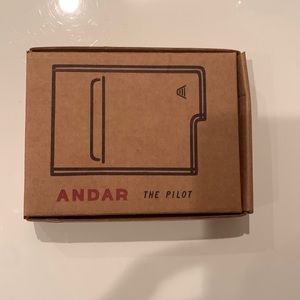NWT Andar The Pilot Dark Brown wallet